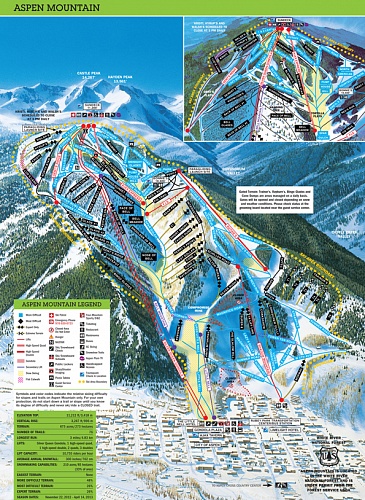 Схема катания всего региона